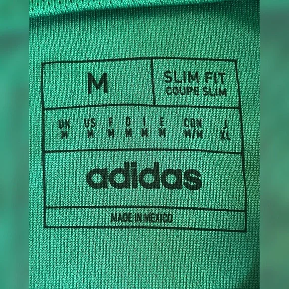 Adidas Men's FMF Mexico Soccer Team Home Jersey 22/23 Slim Fit -Size Medium
